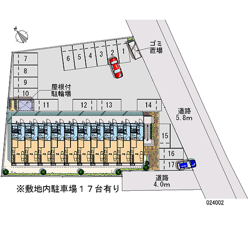 24002 Monthly parking lot