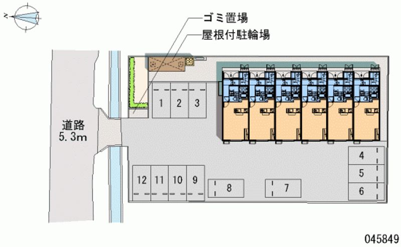 レオネクストリバーサイド野中Ⅱ 月極駐車場