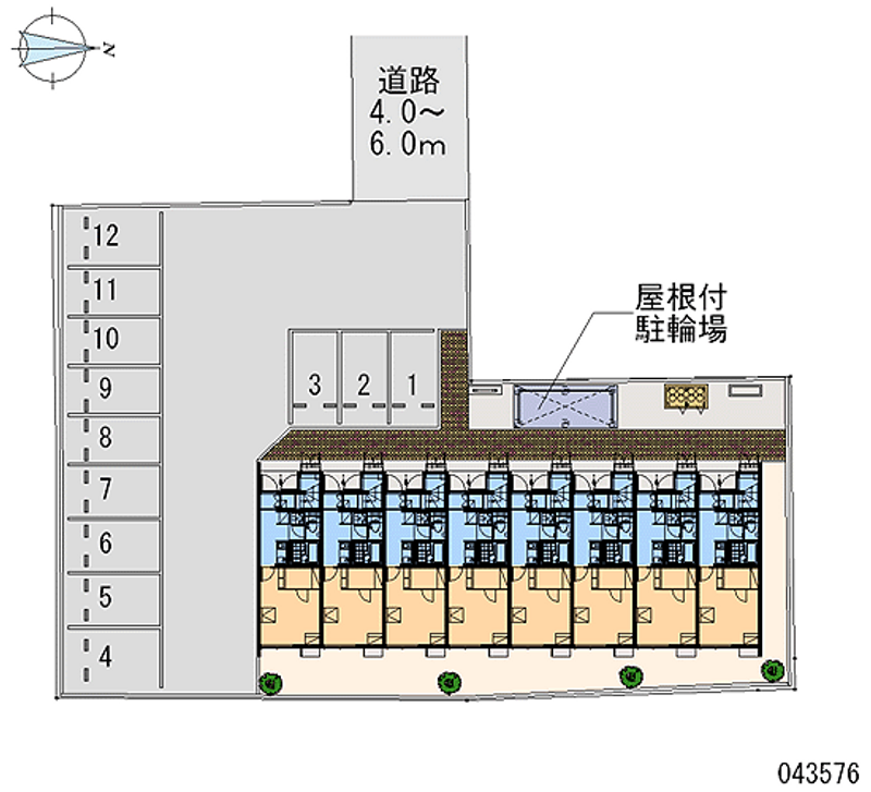 43576 bãi đậu xe hàng tháng