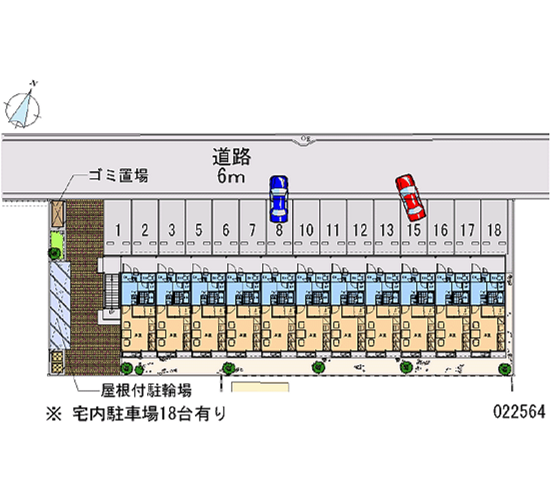 22564 Monthly parking lot