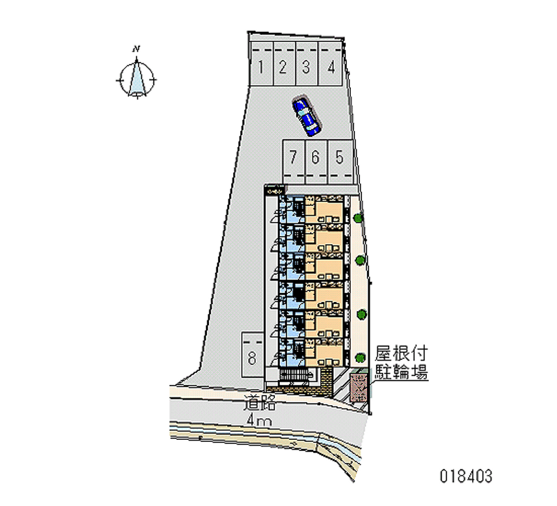 レオパレスルネッサンス大原 月極駐車場