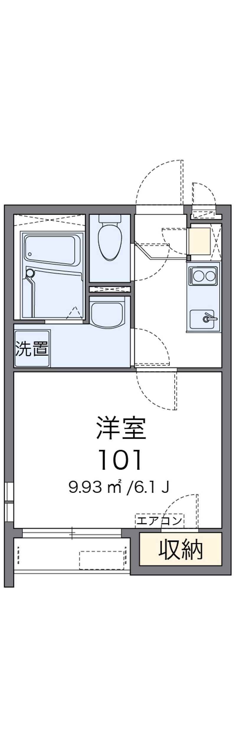 クレイノＴＡＧＯ 間取図