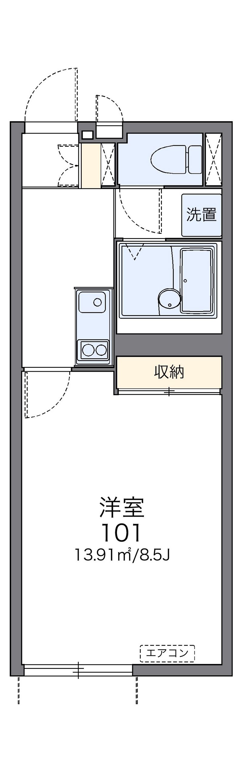 レオネクストニューフィールド 間取図