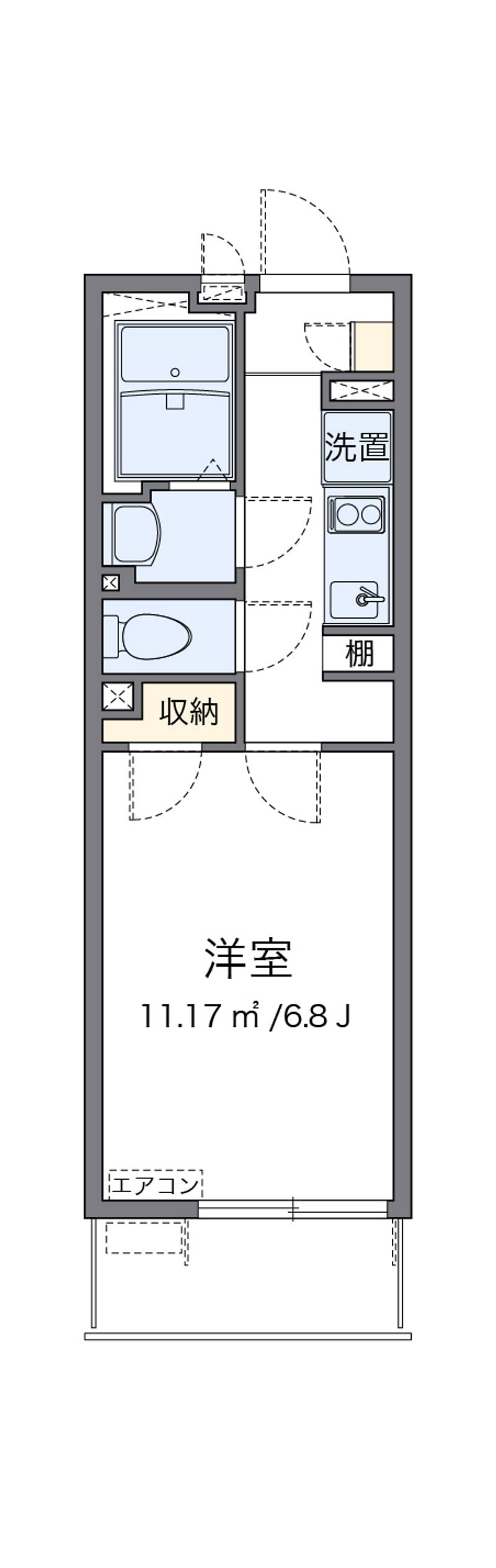 クレイノミオラヴィラ 間取図