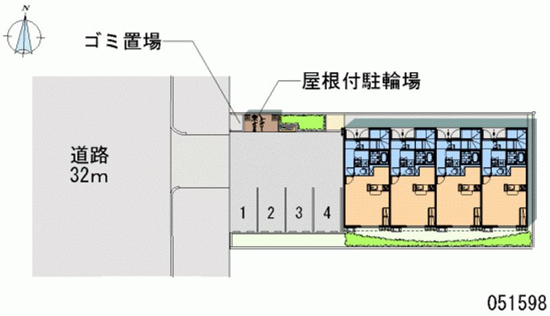 レオネクストチェリッシュ太平通 区画図