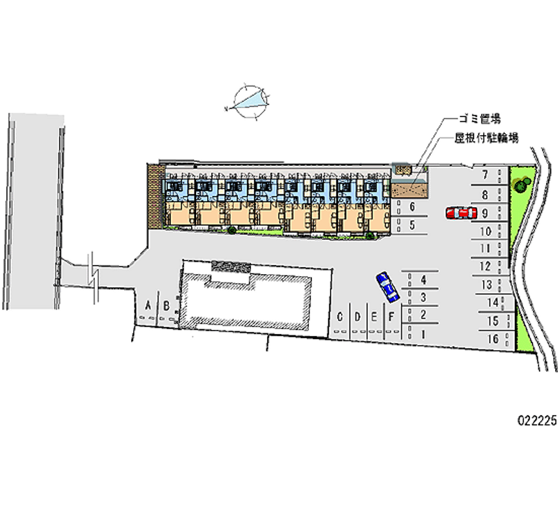 22225月租停車場