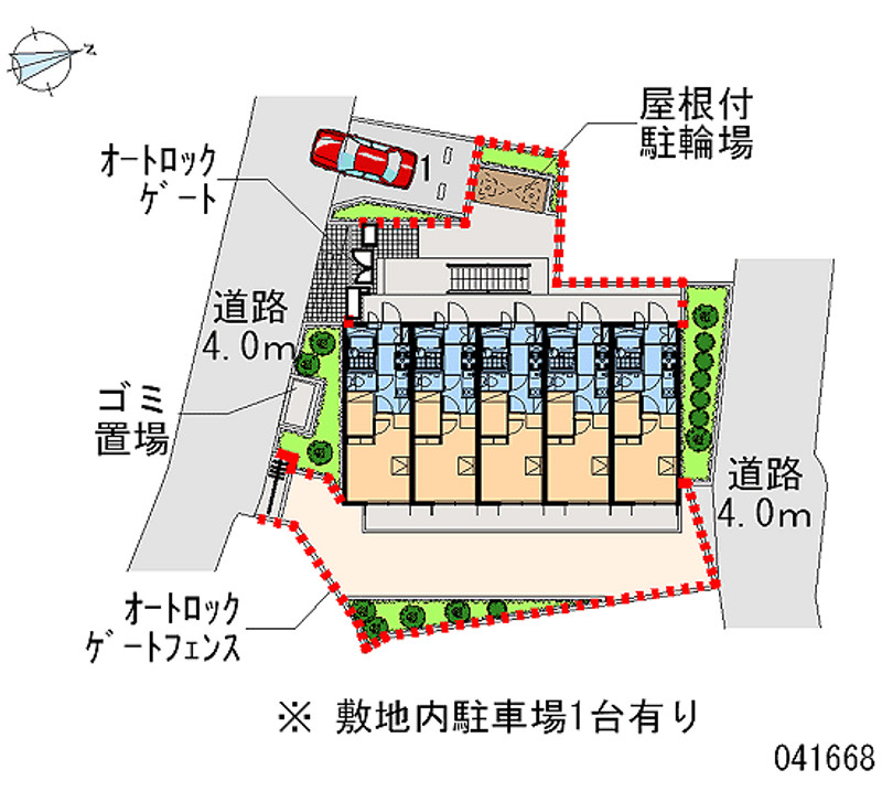 レオパレスプレミエ　エトワール 区画図