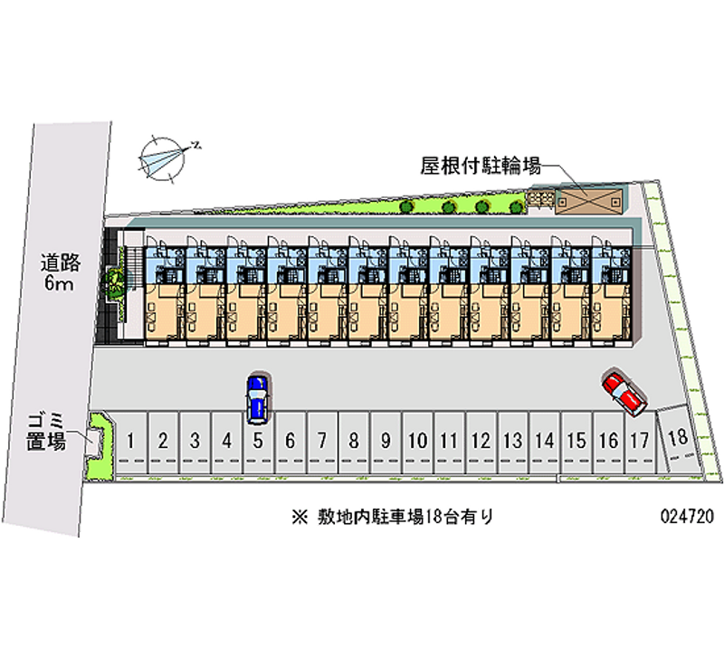 24720 Monthly parking lot