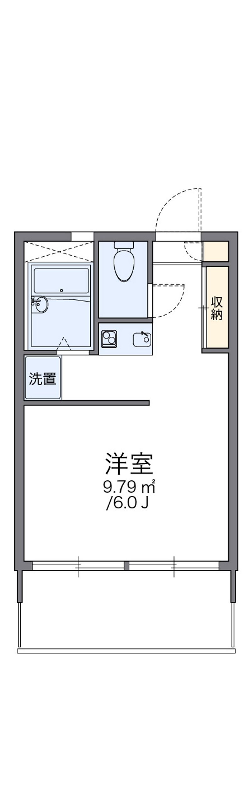 レオパレス住吉壱番館　 間取図