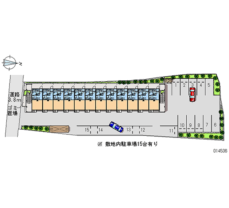 レオパレス南町田 区画図