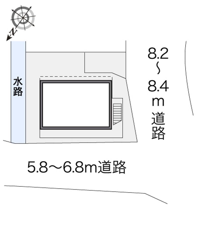 レオパレスあきば 配置図