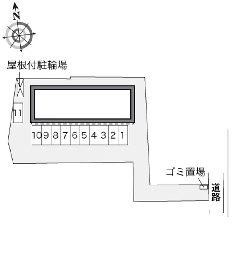 レオパレス長上 配置図