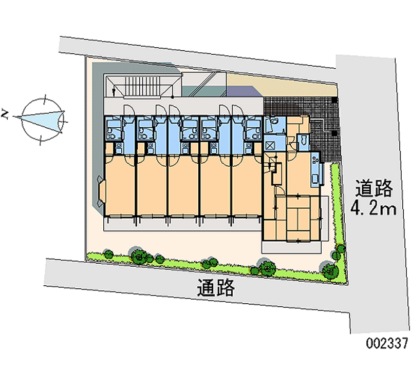 レオパレス金沢文庫第８ 区画図