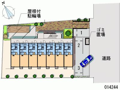 レオパレスファンタジスタ 月極駐車場