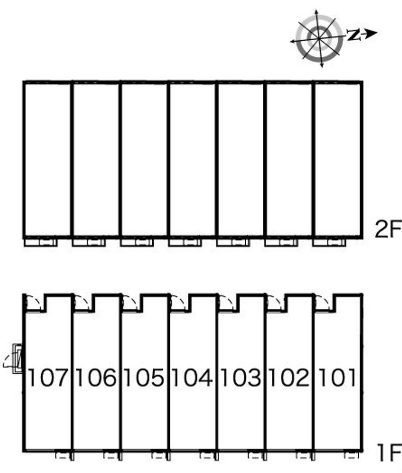 レオネクストパーシモンＣ 間取配置図