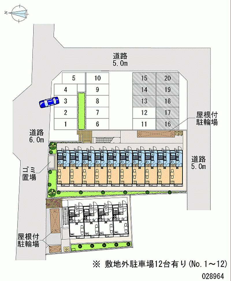 レオパレスｋｏｙａｍａⅡ 月極駐車場