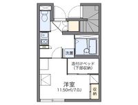 レオパレスドリーム 間取り図