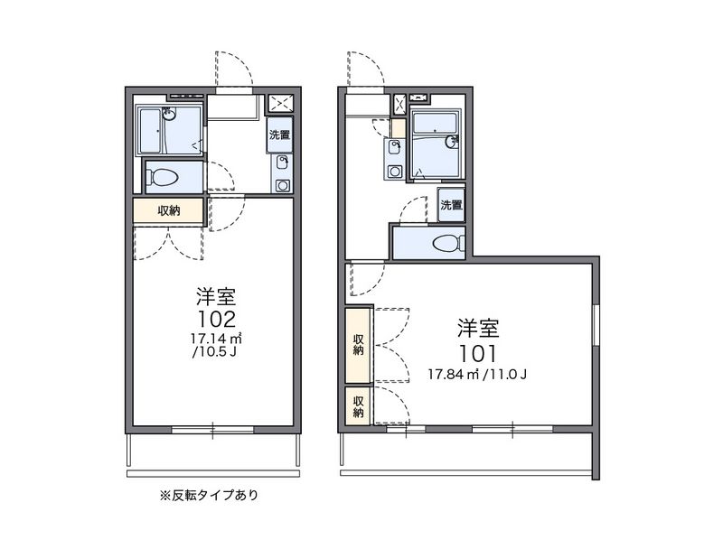 レオパレスピア 間取図