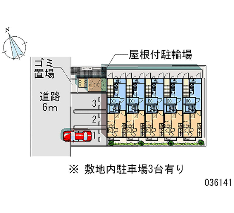 レオパレスライト３３９ 月極駐車場