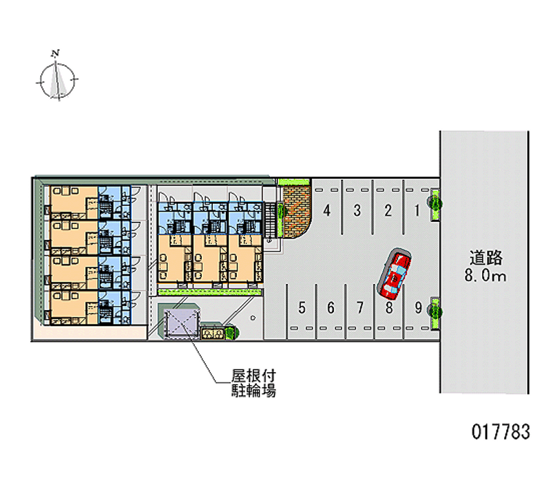 レオパレスミネルヴァ 月極駐車場