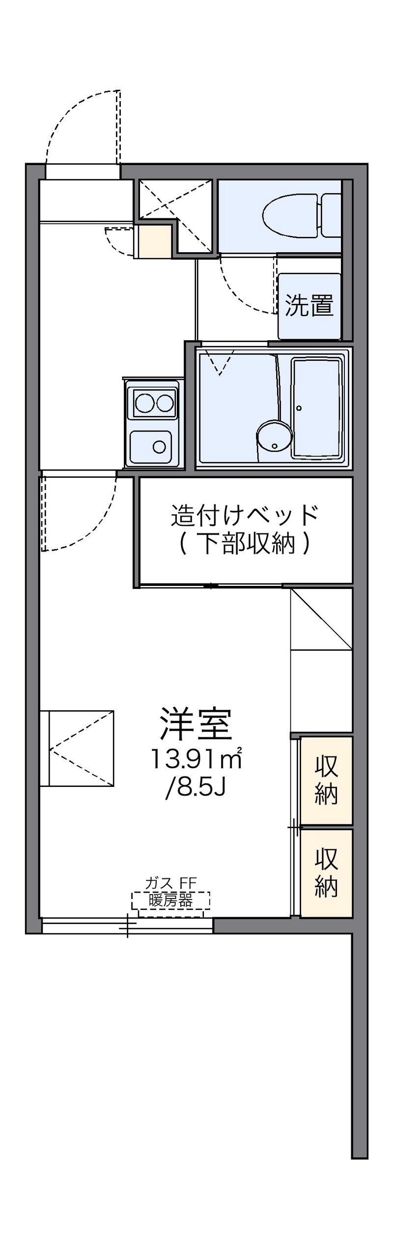 leopalace Yamato Sky Heights 평면도