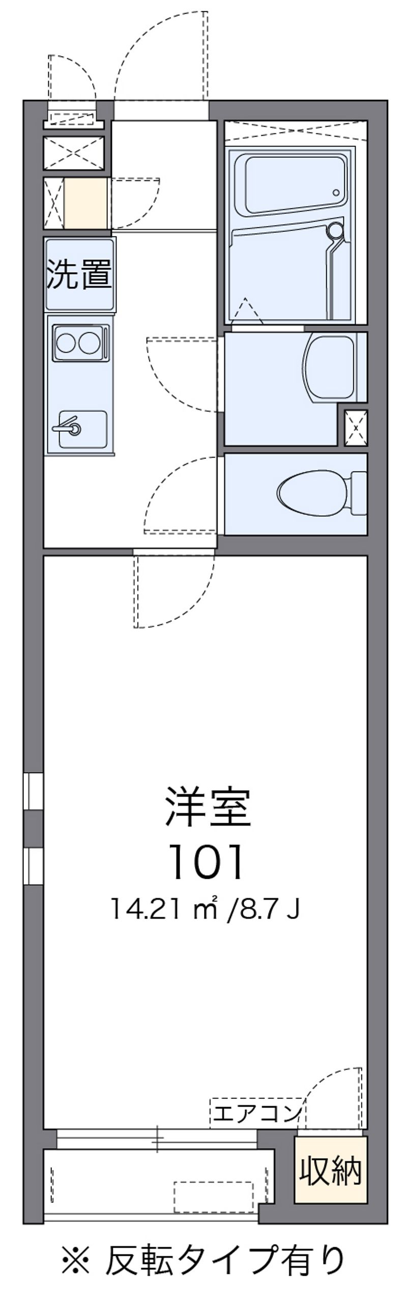 クレイノジュネス南栗原 間取図