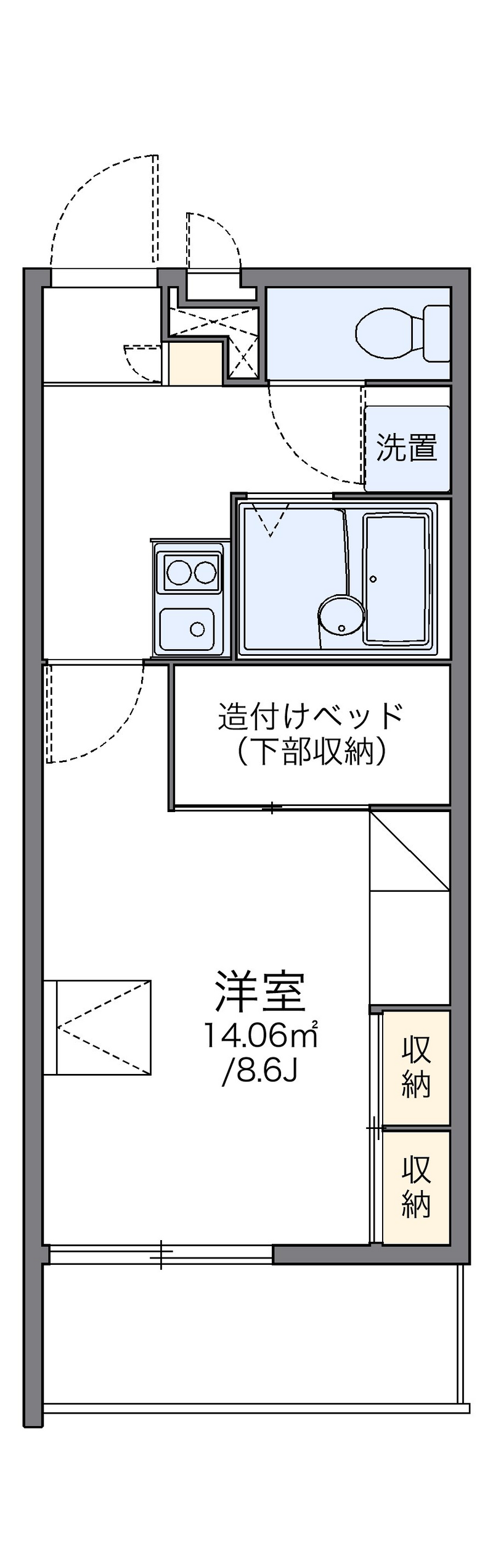 leopalace Fukumaru II 户型图