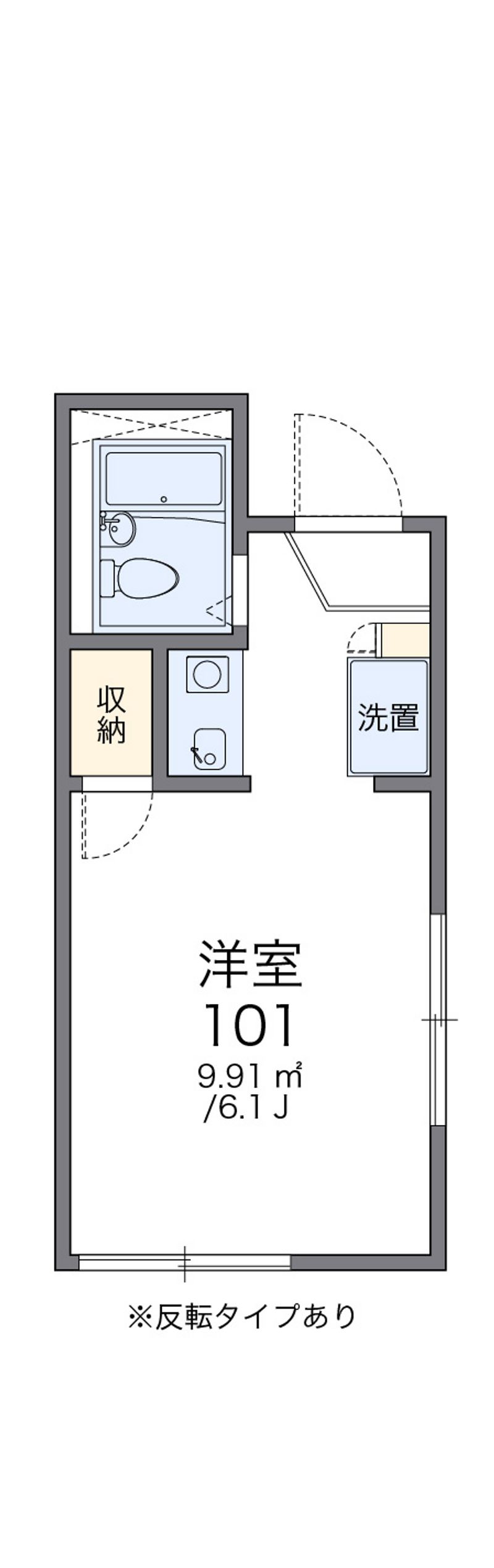 レオパレス千亀利 間取図