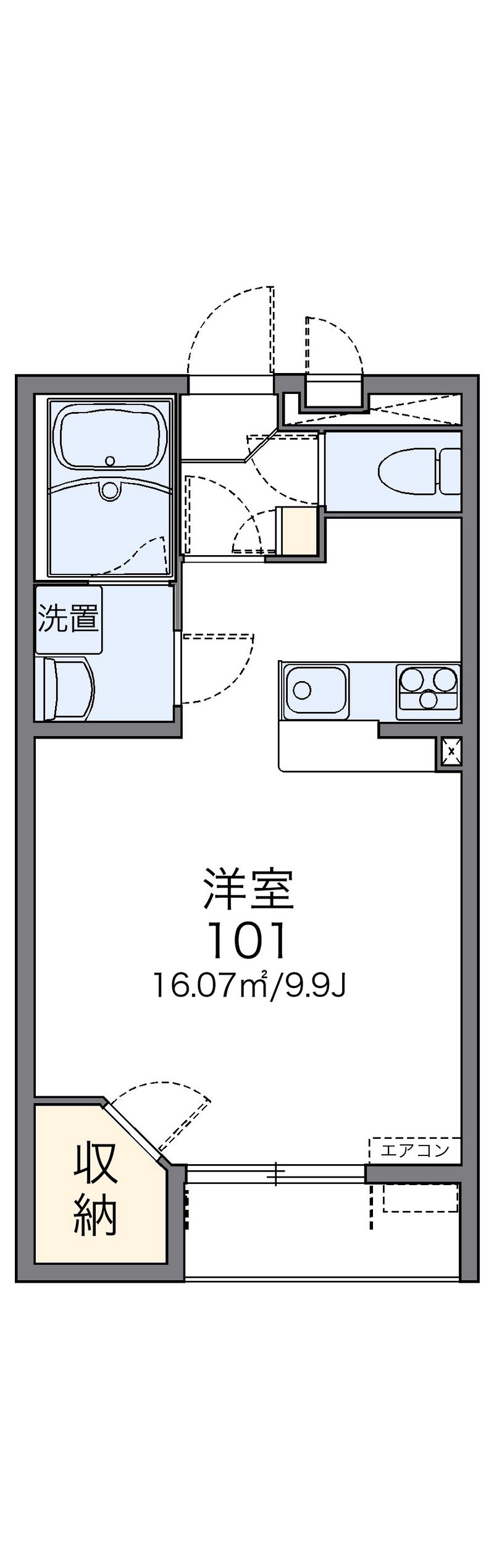 レオネクストシャルマン金岐 間取図