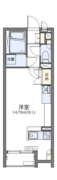 レオネクストカーサカメヤマ 間取り図