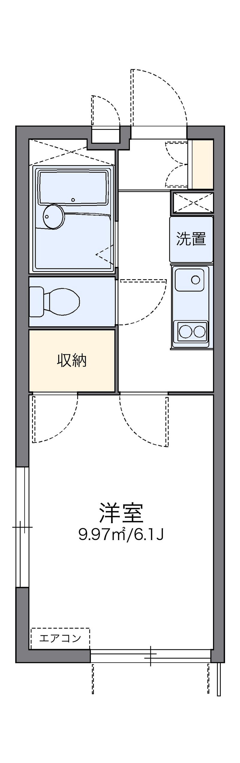 レオパレス宮前 間取り