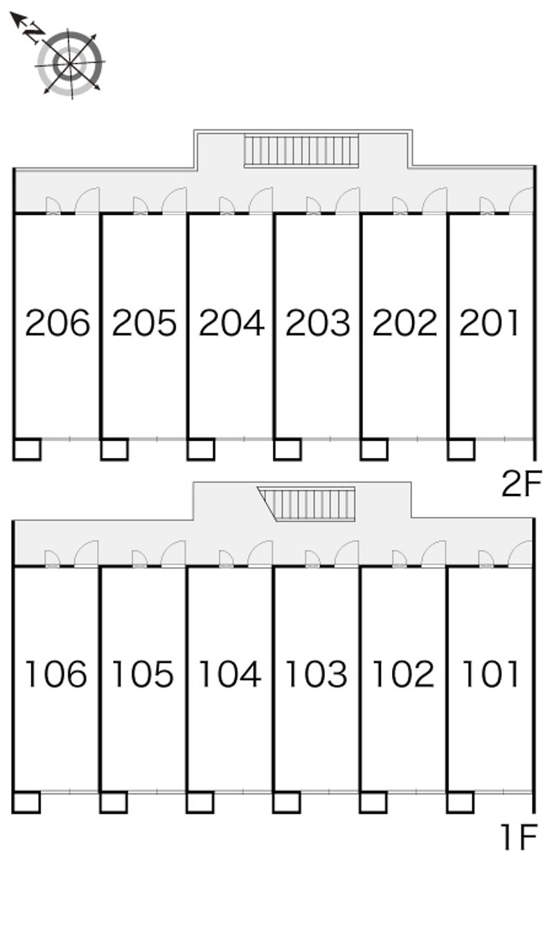 レオパレスルナ 間取配置図