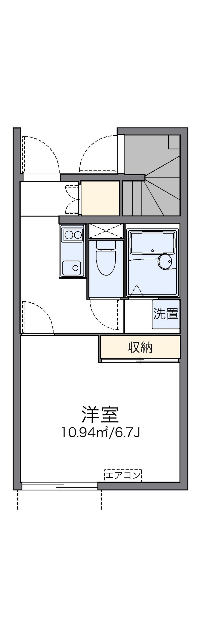 レオネクストプロシードⅡ 間取図