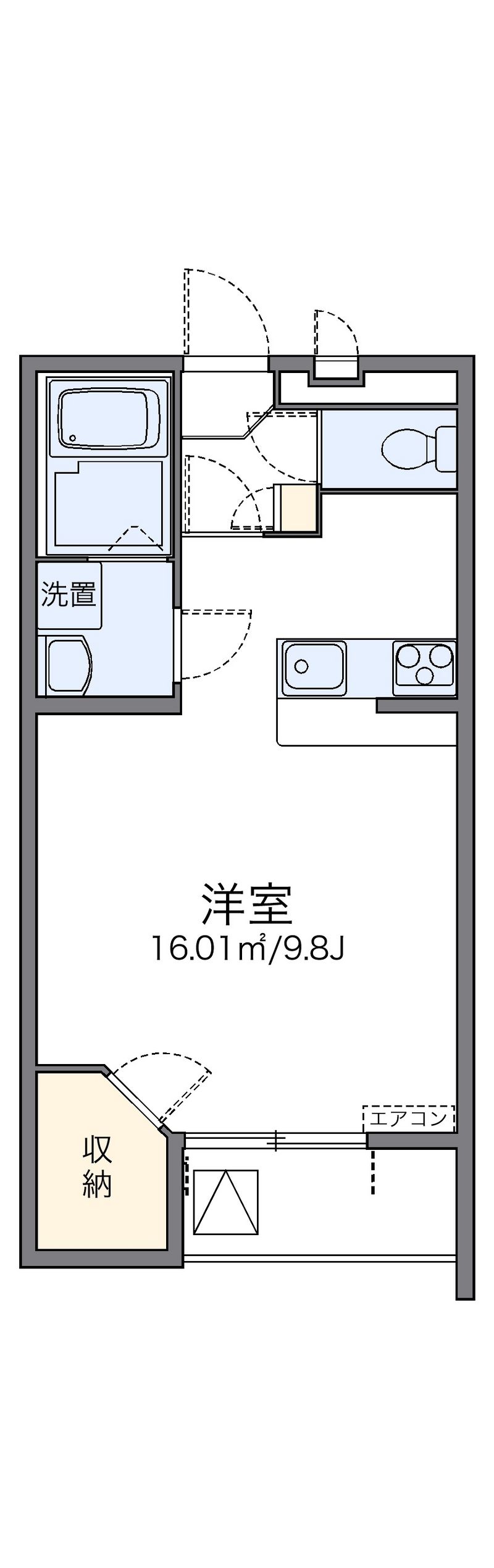 レオパレスドウージェーム 間取り