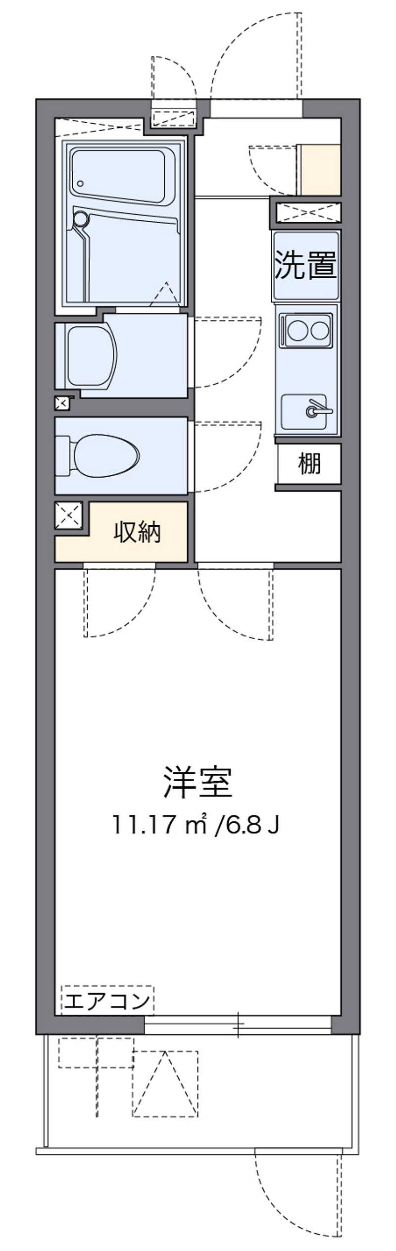 クレイノのぞみⅢ 間取図
