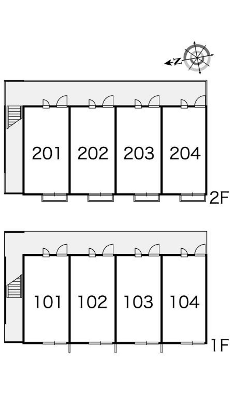 レオパレスシャトルＫ 間取り配置図