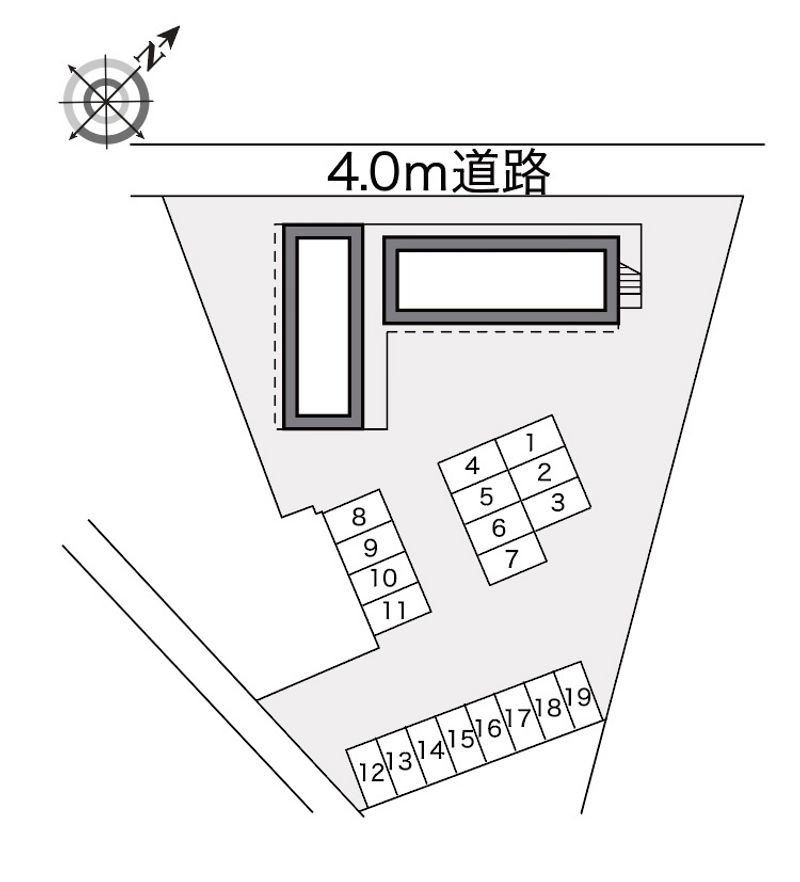レオパレスＲＩＶＥＲ　ＬＯＶＥ 配置図