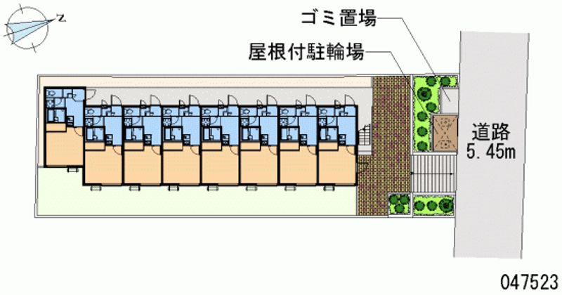 レオパレス本天沼ＥＴ 区画図