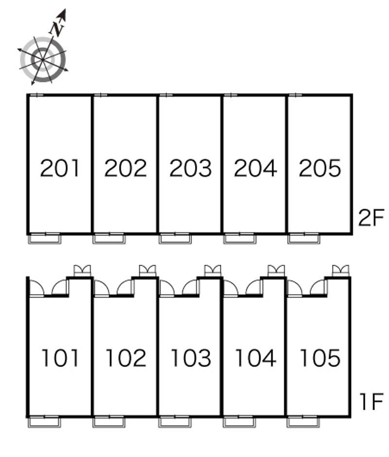 レオパレスメゾンＴ 間取り配置図