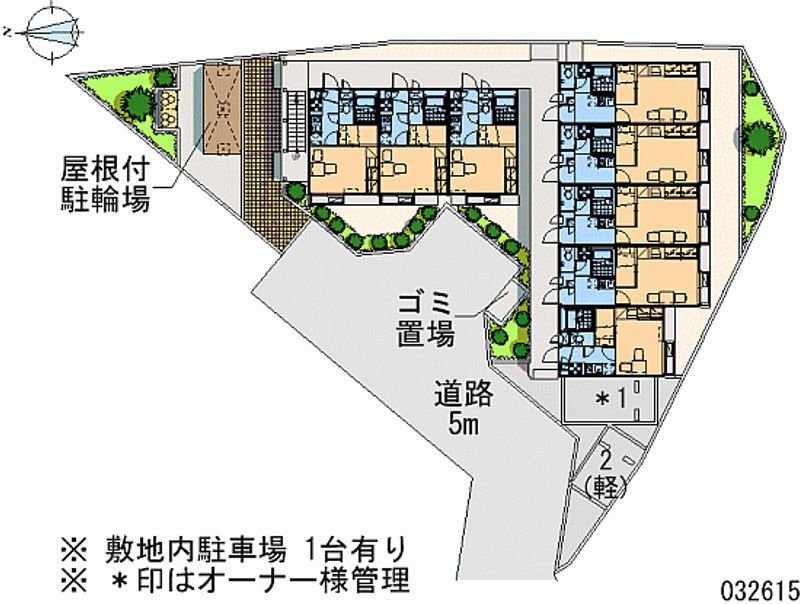 レオパレスリルト和田町 月極駐車場