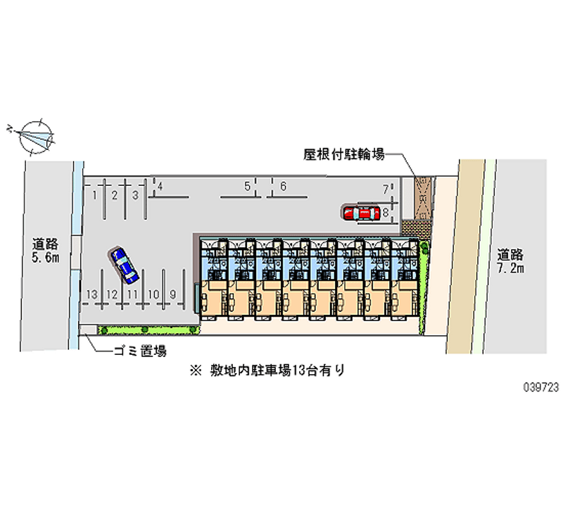 39723 Monthly parking lot