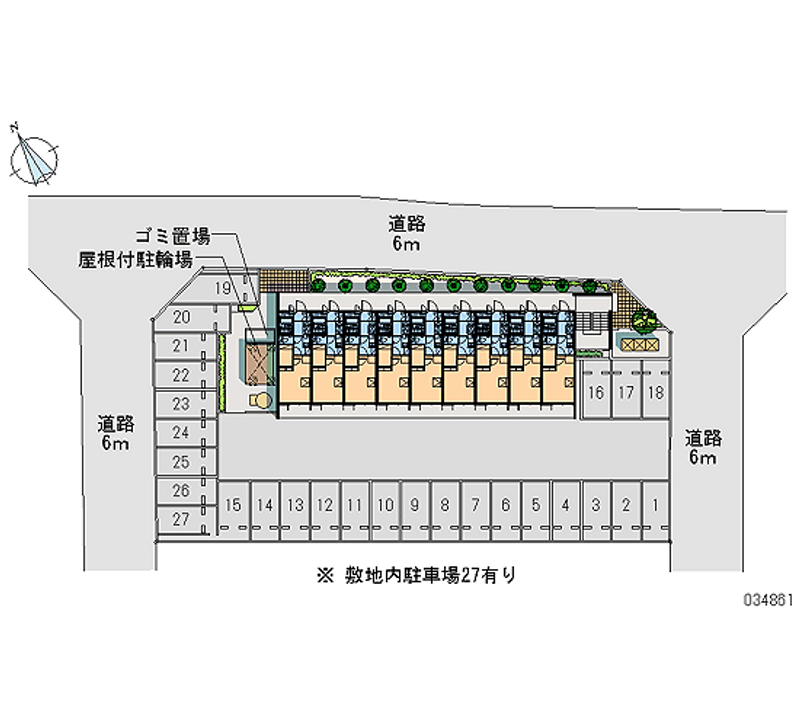 レオパレスＡｐｐｒｏａｃｈ　１ 月極駐車場