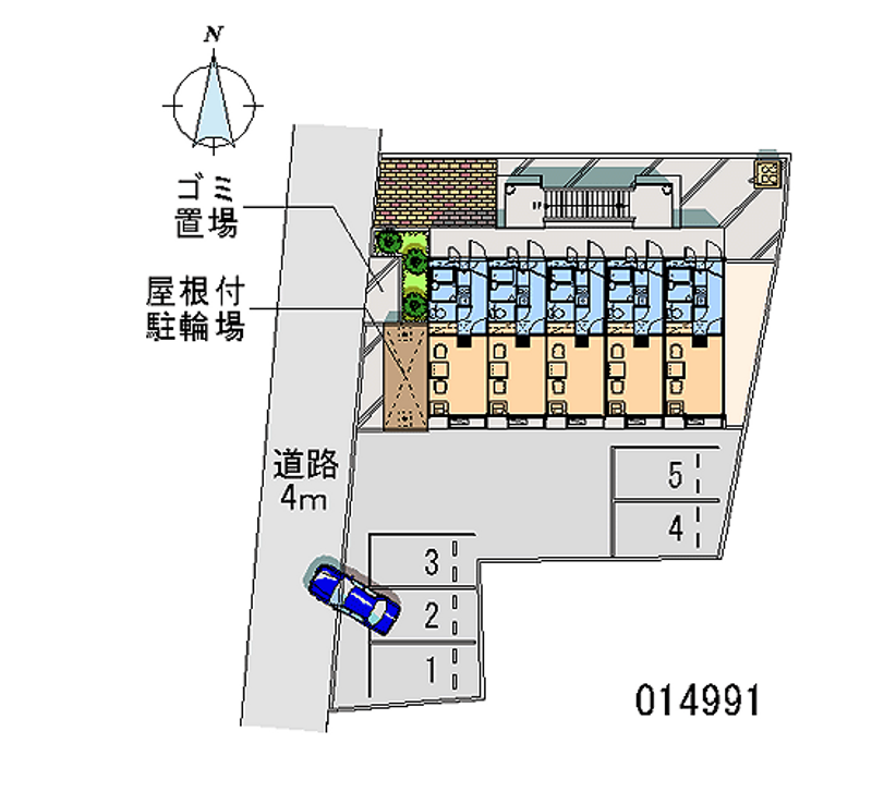 レオパレスエスペラール 区画図