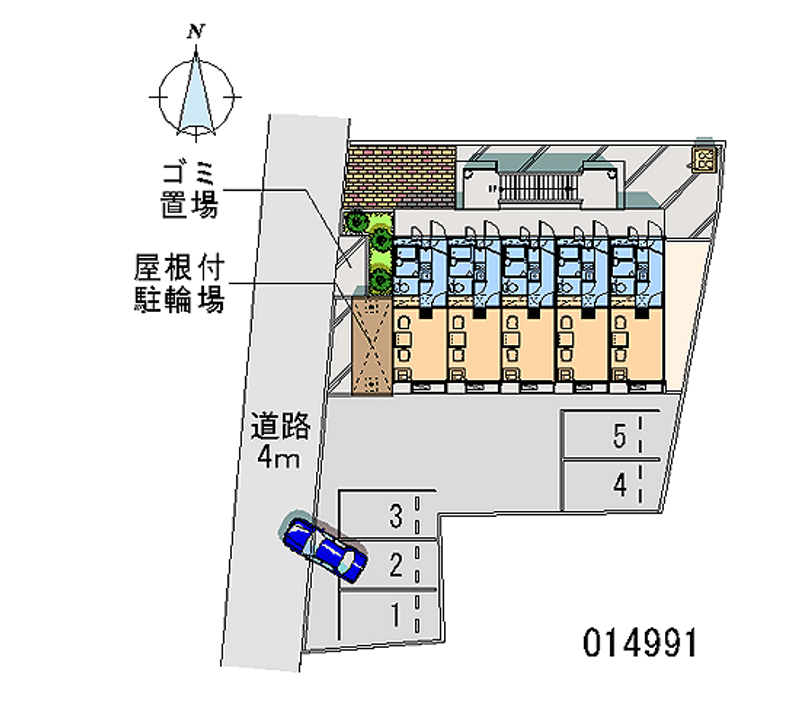 レオパレスエスペラール 月極駐車場