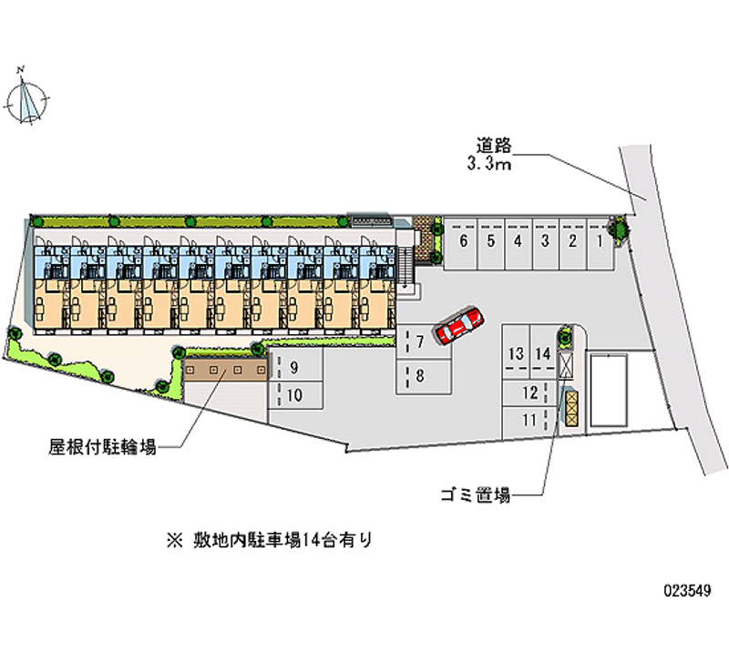 23549月租停車場