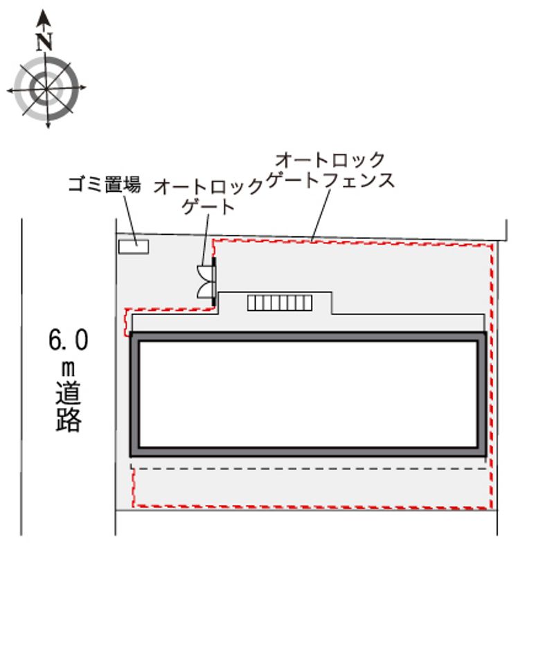 レオパレス旭Ⅱ 配置図