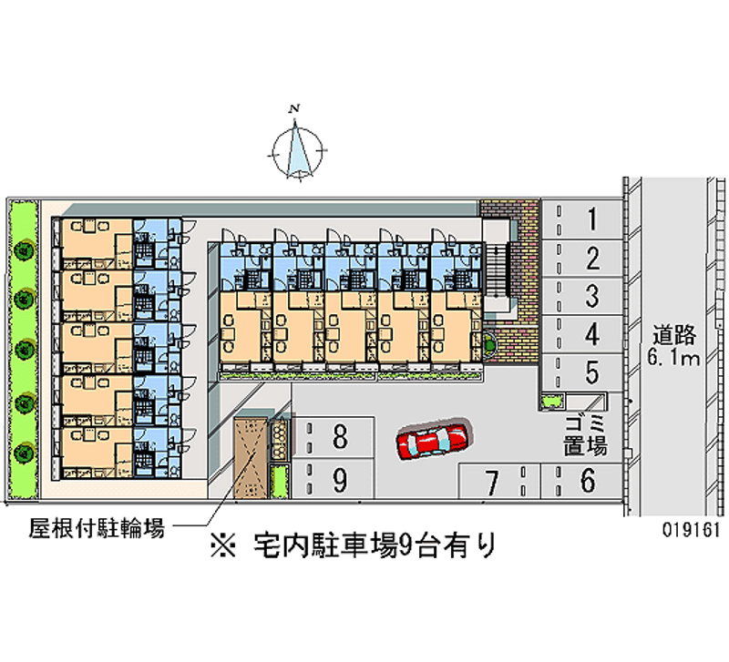 19161月租停車場