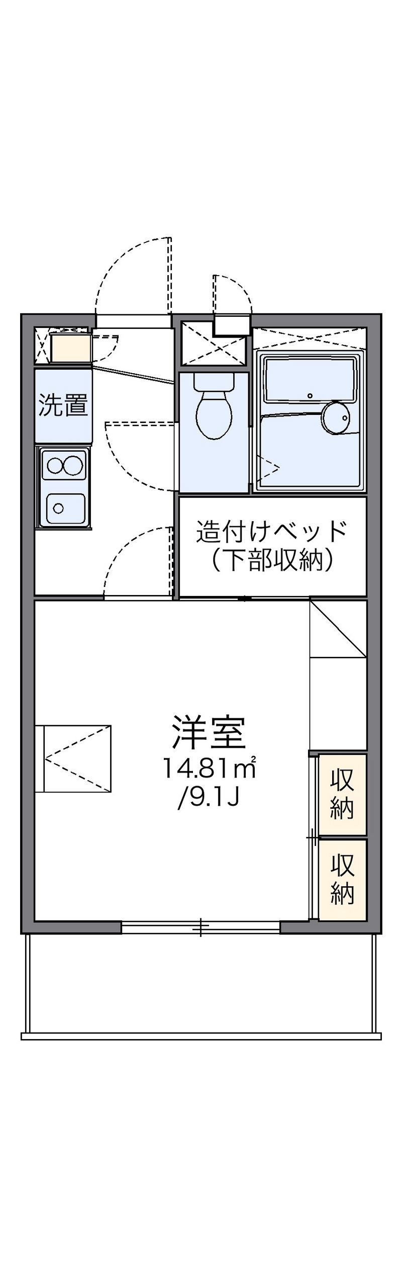 レオパレスグリーンヒルⅡ 間取図