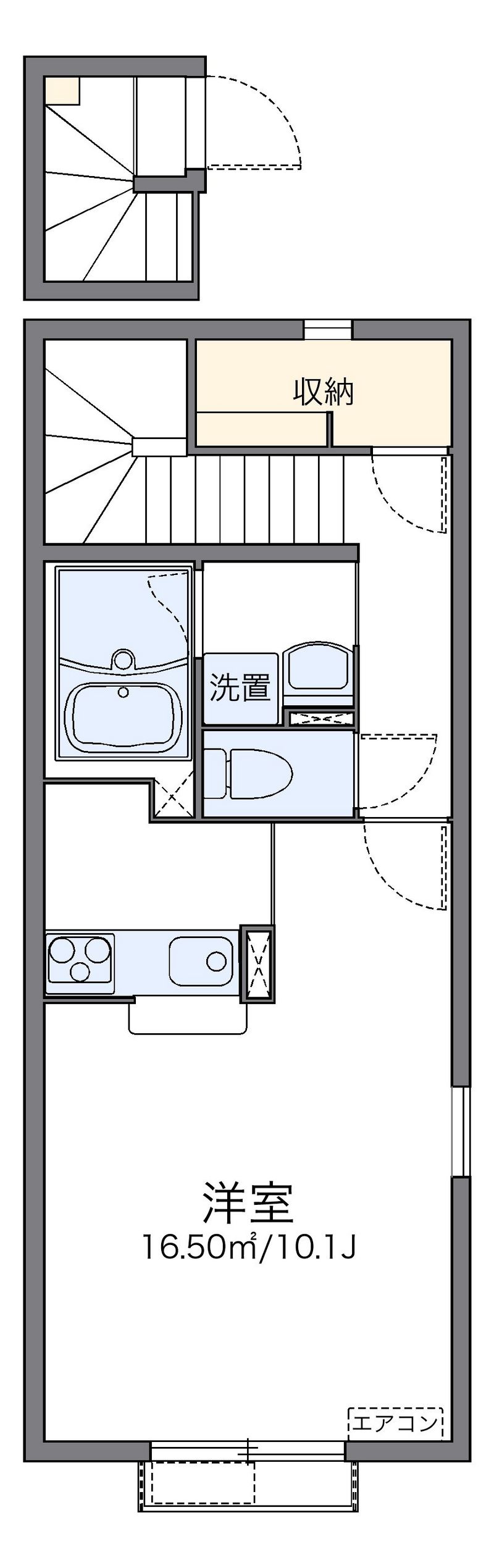 レオネクストＫＫ 間取図
