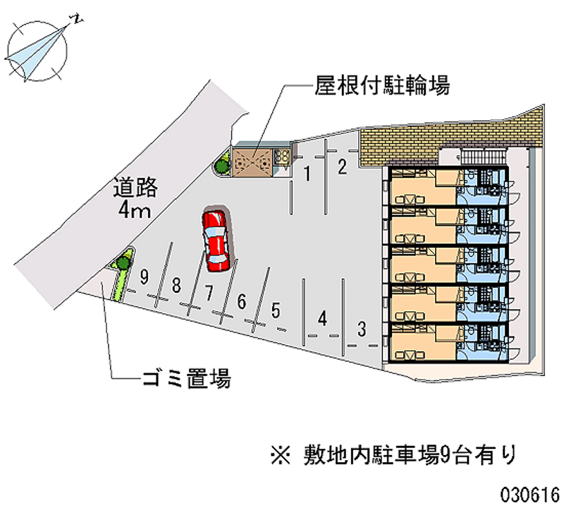 30616 Monthly parking lot